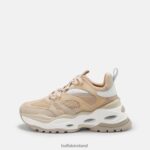 Beige And White Buffalo Triplet M Sneaker Low vegan |Sneakers F06ZHH657