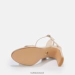 Beige Buffalo Jean Neat High-Heeled Sandal vegan |Sandals F06ZHH35 - Image 6