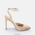 Beige Buffalo Jolie Vamp Heeled Sandals vegan |Sandals F06ZHH330 - Image 4