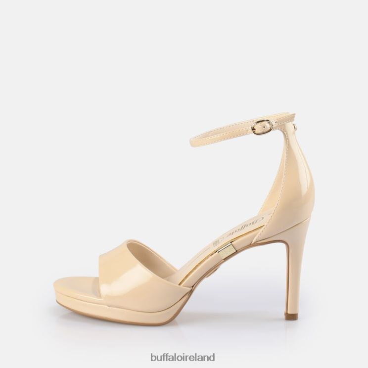 beige_buffalo_ronja_heeled_sandal_vegan_sandals_f06zhh172.jpg Beige Buffalo Ronja heeled sandal vegan |Sandals F06ZHH172 - Image 1