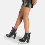 Black Buffalo Amy Zip Ankle-Boot vegan |Boots F06ZHH740 - Image 2