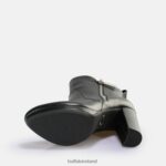 Black Buffalo Amy Zip Ankle-Boot vegan |Boots F06ZHH740 - Image 6