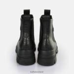 Black Buffalo Aspha Chelsea mid ankle boot vegan |Boots F06ZHH481 - Image 3
