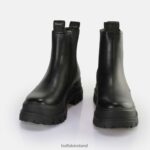 Black Buffalo Aspha Chelsea mid ankle boot vegan |Boots F06ZHH481 - Image 4