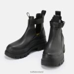 Black Buffalo Aspha Coa Bootie vegan |Boots F06ZHH774 - Image 4