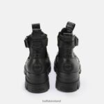 Black Buffalo Aspha Coa Bootie vegan |Boots F06ZHH774 - Image 5