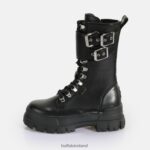 Black Buffalo ASPHA COM STEEL LACEUP HI VEGAN NAPPA/NYLON |Boots F06ZHH689