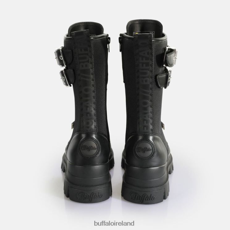Black Buffalo ASPHA COM STEEL LACEUP HI VEGAN NAPPA/NYLON |Boots F06ZHH689 - Image 3