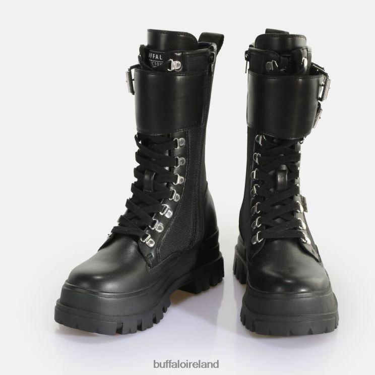 Black Buffalo ASPHA COM STEEL LACEUP HI VEGAN NAPPA/NYLON |Boots F06ZHH689 - Image 4