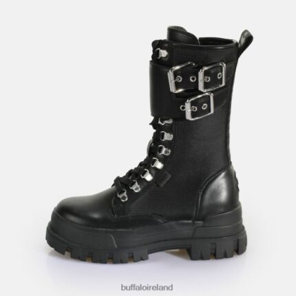 Black Buffalo ASPHA COM STEEL LACEUP HI VEGAN NAPPA/NYLON |Boots F06ZHH689