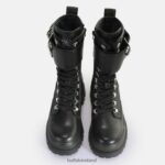 Black Buffalo ASPHA COM STEEL LACEUP HI VEGAN NAPPA/NYLON |Boots F06ZHH689 - Image 7