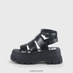 Black Buffalo Aspha GLD platform sandal vegan |Sandals F06ZHH130