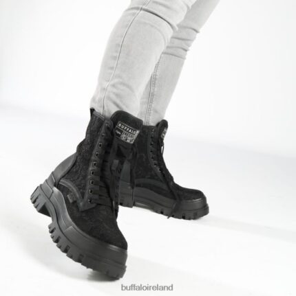 Black Buffalo Aspha Lace Up Hi Ankle-Boot vegan |Boots F06ZHH431