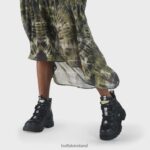 Black Buffalo ASPHA NC MID Bootie Flat vegan |Boots F06ZHH198 - Image 2