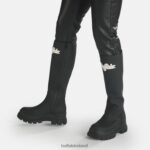 Black Buffalo Aspha Rain Hi Boot Flat vegan |Boots F06ZHH233 - Image 2