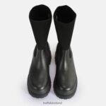 Black Buffalo Aspha Sock Boot Short Boot vegan |Boots F06ZHH538 - Image 7