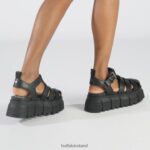 Black Buffalo Ava Fisher Platform Sandals vegan |Sandals F06ZHH572 - Image 2