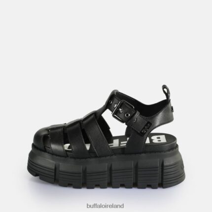 Black Buffalo Ava Fisher Platform Sandals vegan |Sandals F06ZHH572