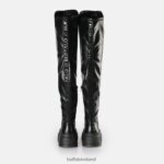 Black Buffalo Ava overknee boot vegan |Boots F06ZHH737 - Image 5