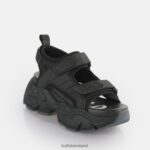 Black Buffalo Binary Track Platform Sandal vegan |Sandals F06ZHH80 - Image 4