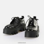 Black Buffalo Flora Laceup LO vegan loafer |Loafers F06ZHH766 - Image 4