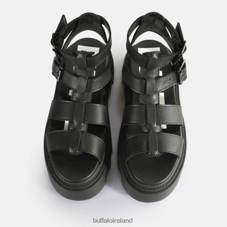 Black Buffalo Flora On Fisher Platform Sandals vegan |Sandals F06ZHH642 - Image 3