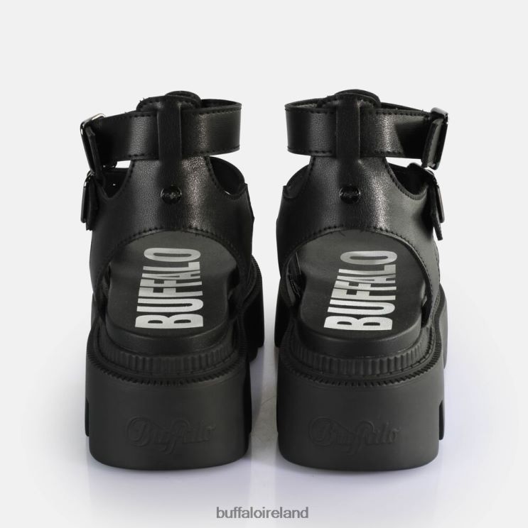 Black Buffalo Flora On Fisher Platform Sandals vegan |Sandals F06ZHH642 - Image 5