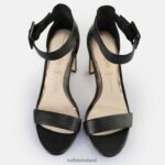 Black Buffalo Jean Ankle Heeled Sandals vegan |Sandals F06ZHH413 - Image 3