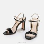 Black Buffalo Jean Neat High-Heeled Sandal vegan |Sandals F06ZHH36 - Image 4