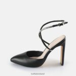 Black Buffalo Jolie Queen Heeled Sandals vegan |Sandals F06ZHH328