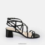 Black Buffalo Lilly Cage Heeled Sandals vegan |Sandals F06ZHH288 - Image 6