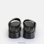 Black Buffalo Noa Glam Slide Platform Sandals vegan |Slides F06ZHH60 - Image 5