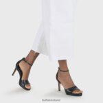 Black Buffalo RONJA SANDAL HEEL IMI NAPPA |Sandals F06ZHH170 - Image 2