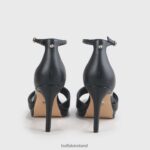 Black Buffalo RONJA SANDAL HEEL IMI NAPPA |Sandals F06ZHH170 - Image 4
