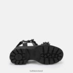 Black Buffalo Rude Chain platform sandal vegan |Sandals F06ZHH28 - Image 4