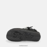 Black Buffalo Sage Chain platform sandals vegan |Sandals F06ZHH922 - Image 6