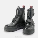Black Buffalo Sari Ankle Boot calf leather |Boots F06ZHH706 - Image 4