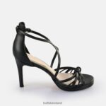 Black Buffalo Serena Bow Heeled Sandals vegan |Sandals F06ZHH284 - Image 6