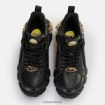 Black/Gold Buffalo CLD Corin Chain 2.0 Sneaker Low vegan |Sneakers F06ZHH591 - Image 4
