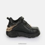 Black/Gold Buffalo CLD Corin Chain 2.0 Sneaker Low vegan |Sneakers F06ZHH591 - Image 6