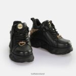 Black/Gold Buffalo CLD Corin Chain 2.0 Sneaker Low vegan |Sneakers F06ZHH591 - Image 7