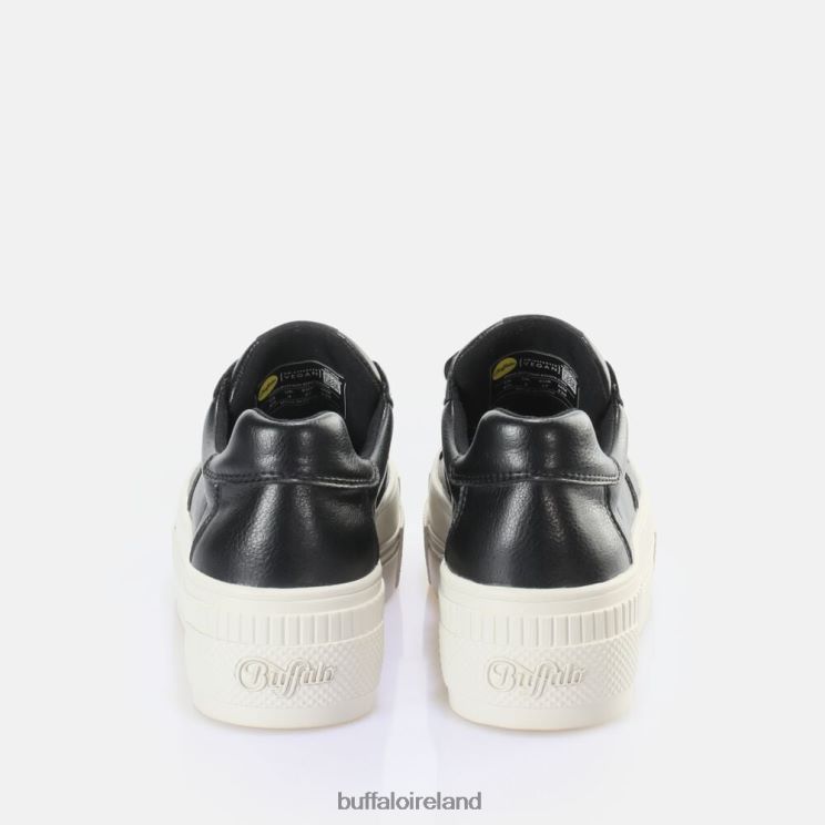 Black/Off-White Buffalo Paired Laceup LO Sneaker Low vegan |Sneakers F06ZHH377 - Image 3