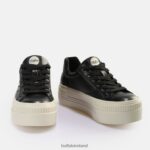 Black/Off-White Buffalo Paired Laceup LO Sneaker Low vegan |Sneakers F06ZHH377 - Image 4