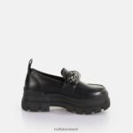 Black/Silver Buffalo Aspha Loafer TC loafer vegan |Loafers F06ZHH427 - Image 5