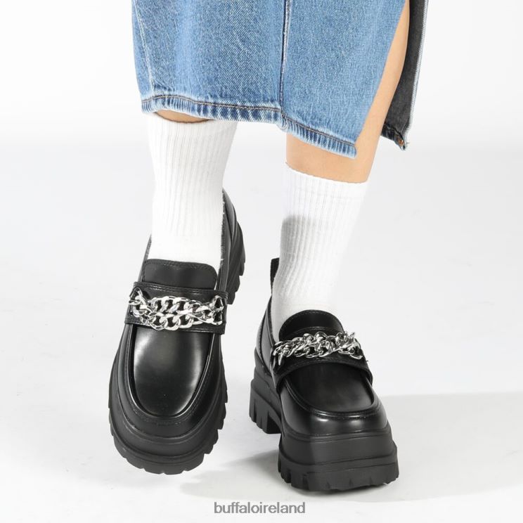 black_silver_buffalo_aspha_loafer_tc_loafer_vegan_loafers_f06zhh427.jpg Black/Silver Buffalo Aspha Loafer TC loafer vegan |Loafers F06ZHH427 - Image 1
