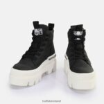 Black/White Buffalo Raven HI Sneaker High vegan |Sneakers F06ZHH893 - Image 4