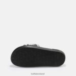 Black/White Buffalo Rey slide vegan |Slides F06ZHH730 - Image 6