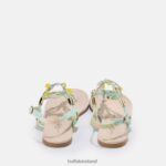 Blue/Turquoise Buffalo Capri Vacay sandal vegan |Sandals F06ZHH177 - Image 5
