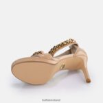 Blush Buffalo Serena Chain heeled sandal vegan |Sandals F06ZHH309 - Image 4