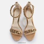 Blush Buffalo Serena Chain heeled sandal vegan |Sandals F06ZHH309 - Image 6